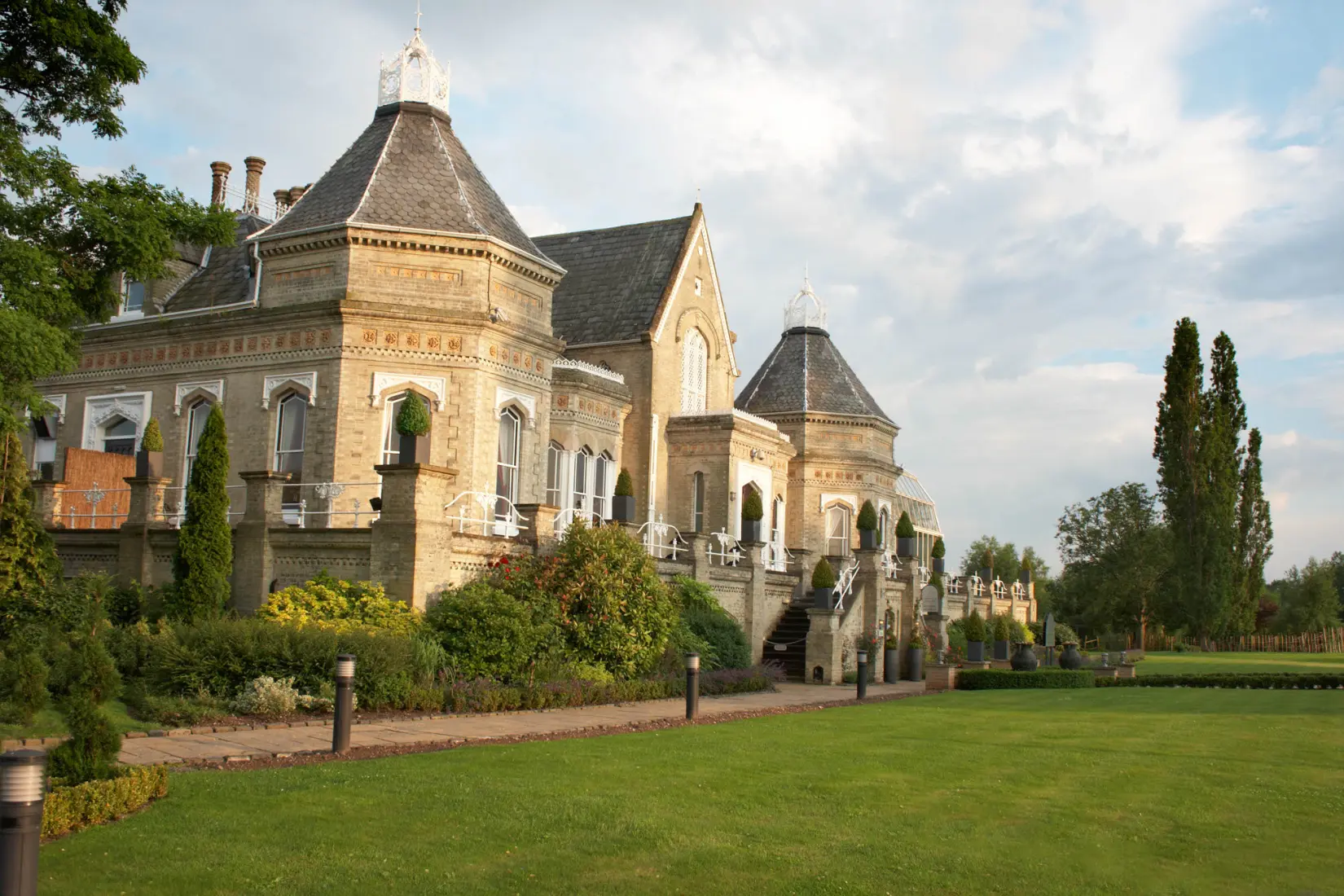 An image of the exterior of Eden hall