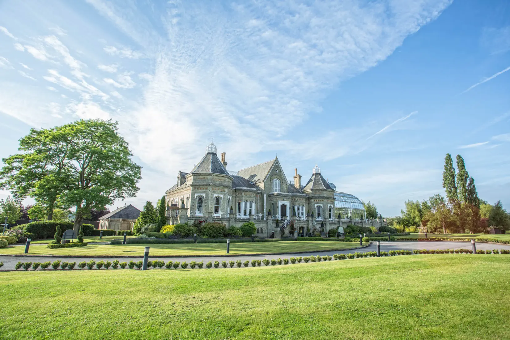 An image of the exterior of Eden hall