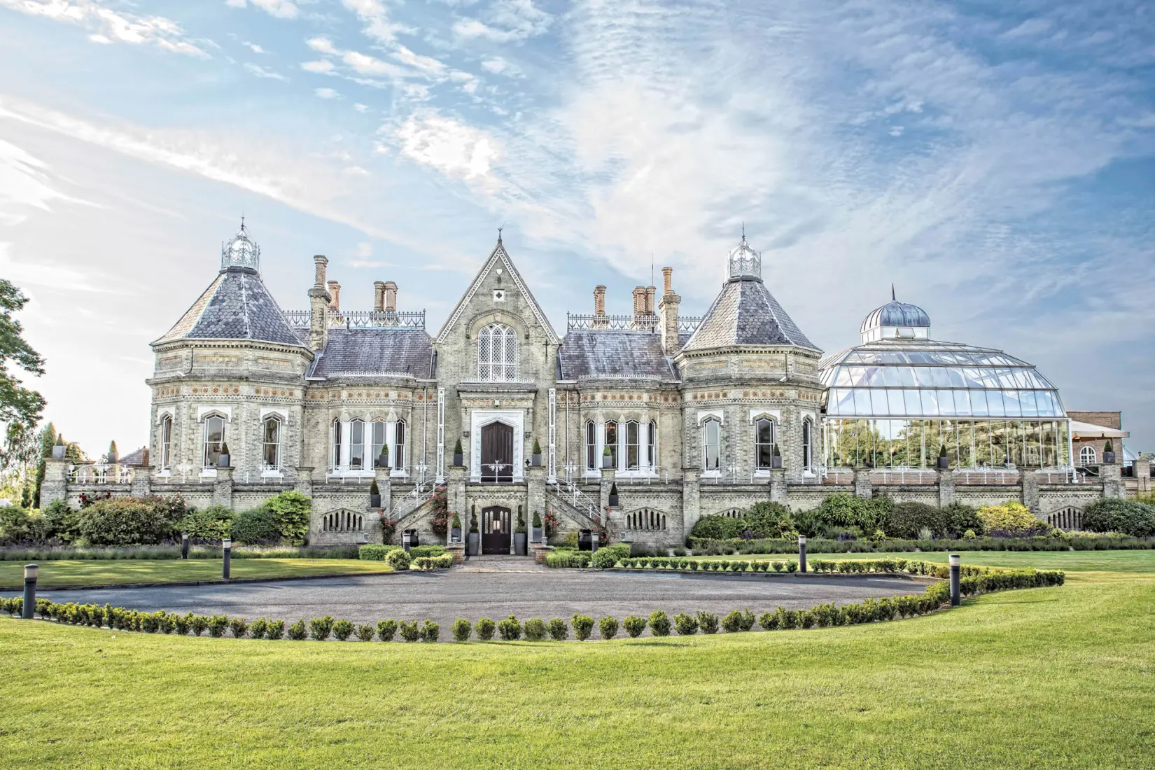 An image of the exterior of Eden hall