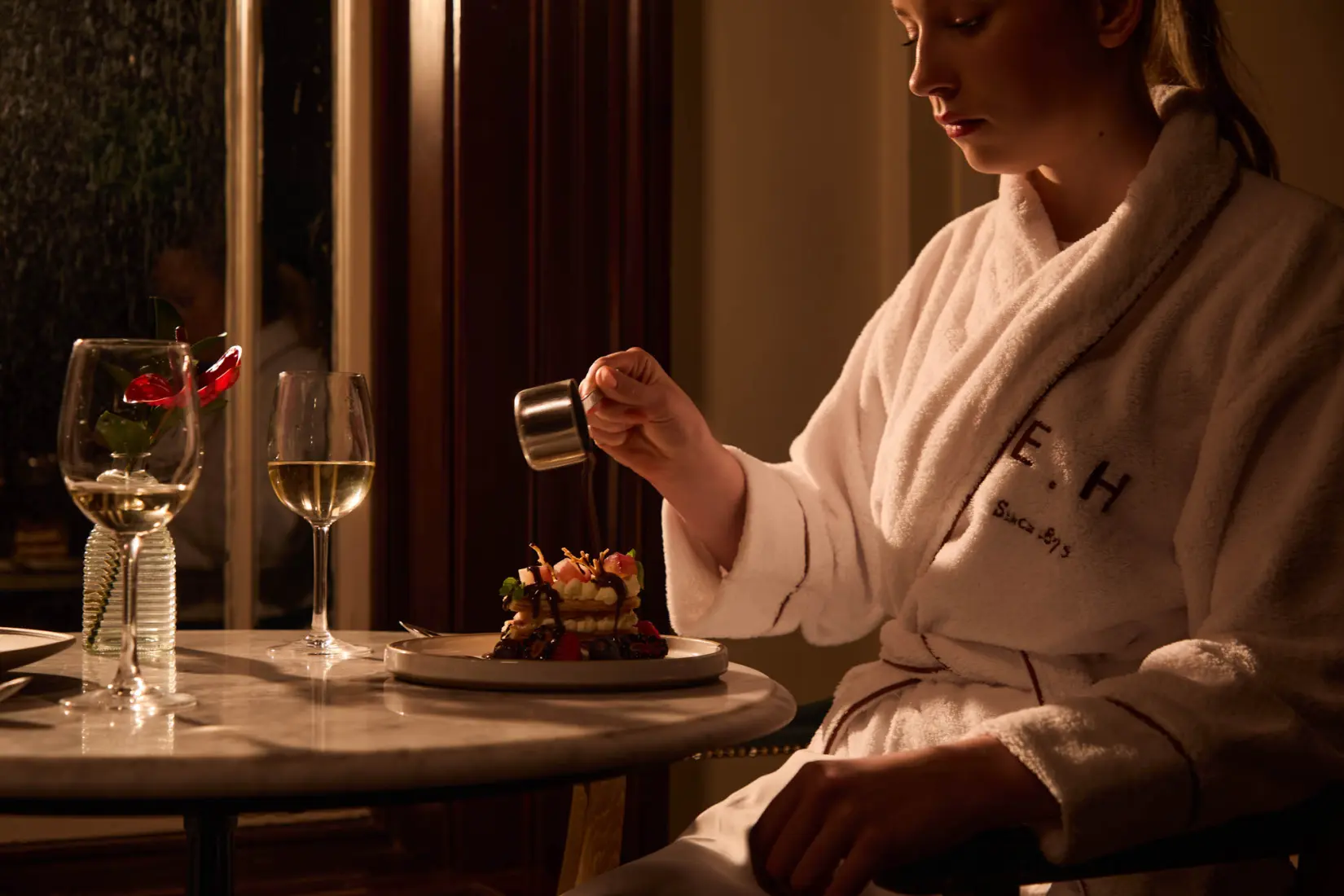 An image of one of the spa Christmas winter dishes at Eden Hall