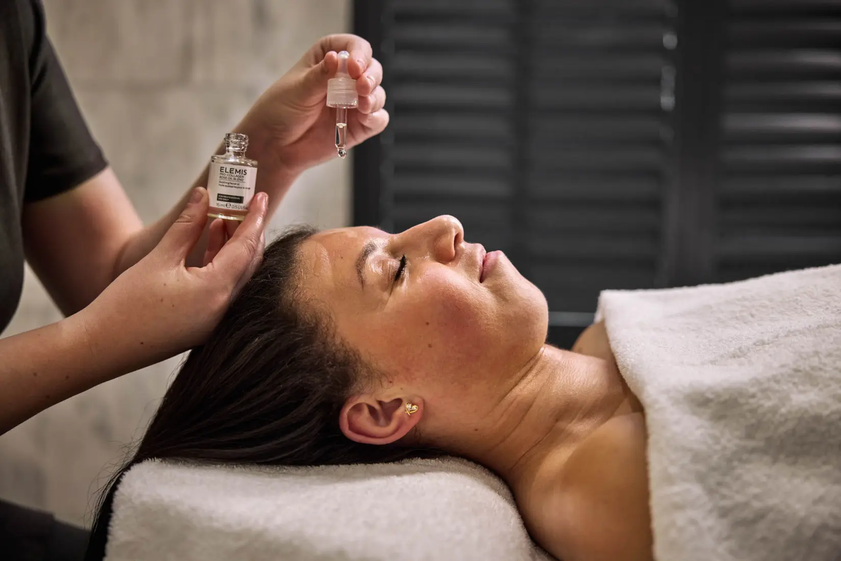 An image of a massage treatment at Eden Hall