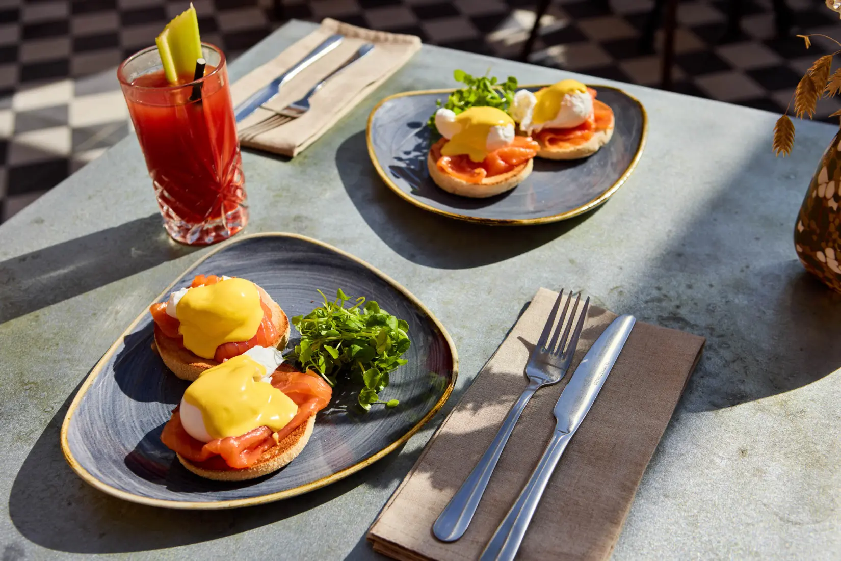 An image of some of the breakfast meals at Eden Hall