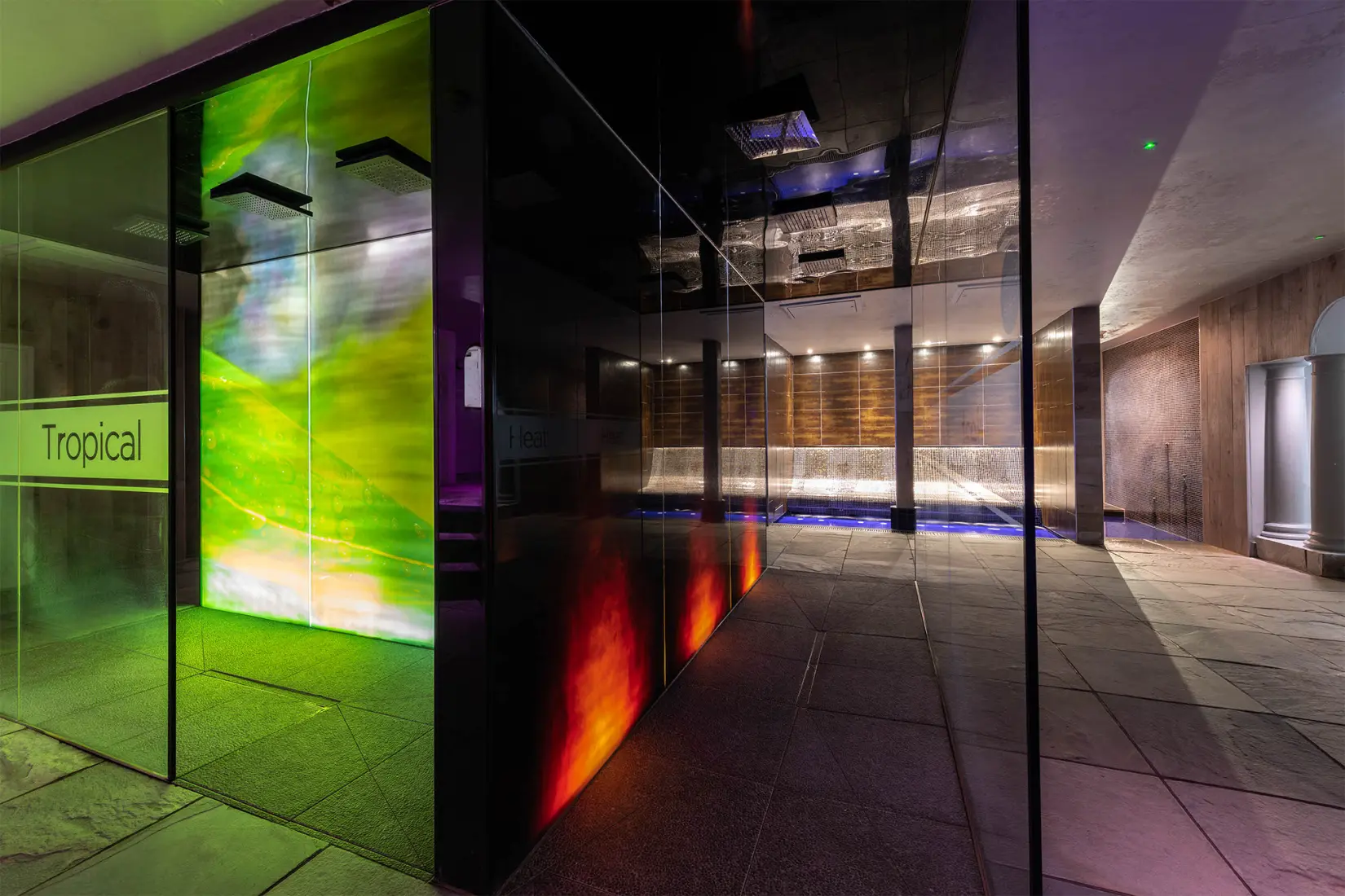 An image of one of the tropical heat rooms at Eden Hall