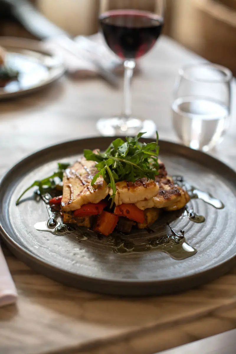 An image of a meal at Eden Hall