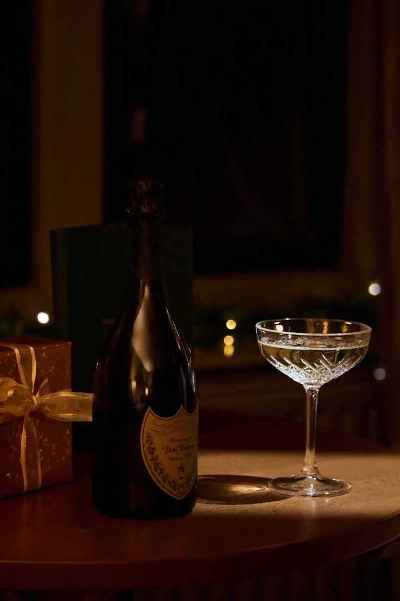 An image of alcohol and gifts in one of the rooms at Hoar Cross Hall