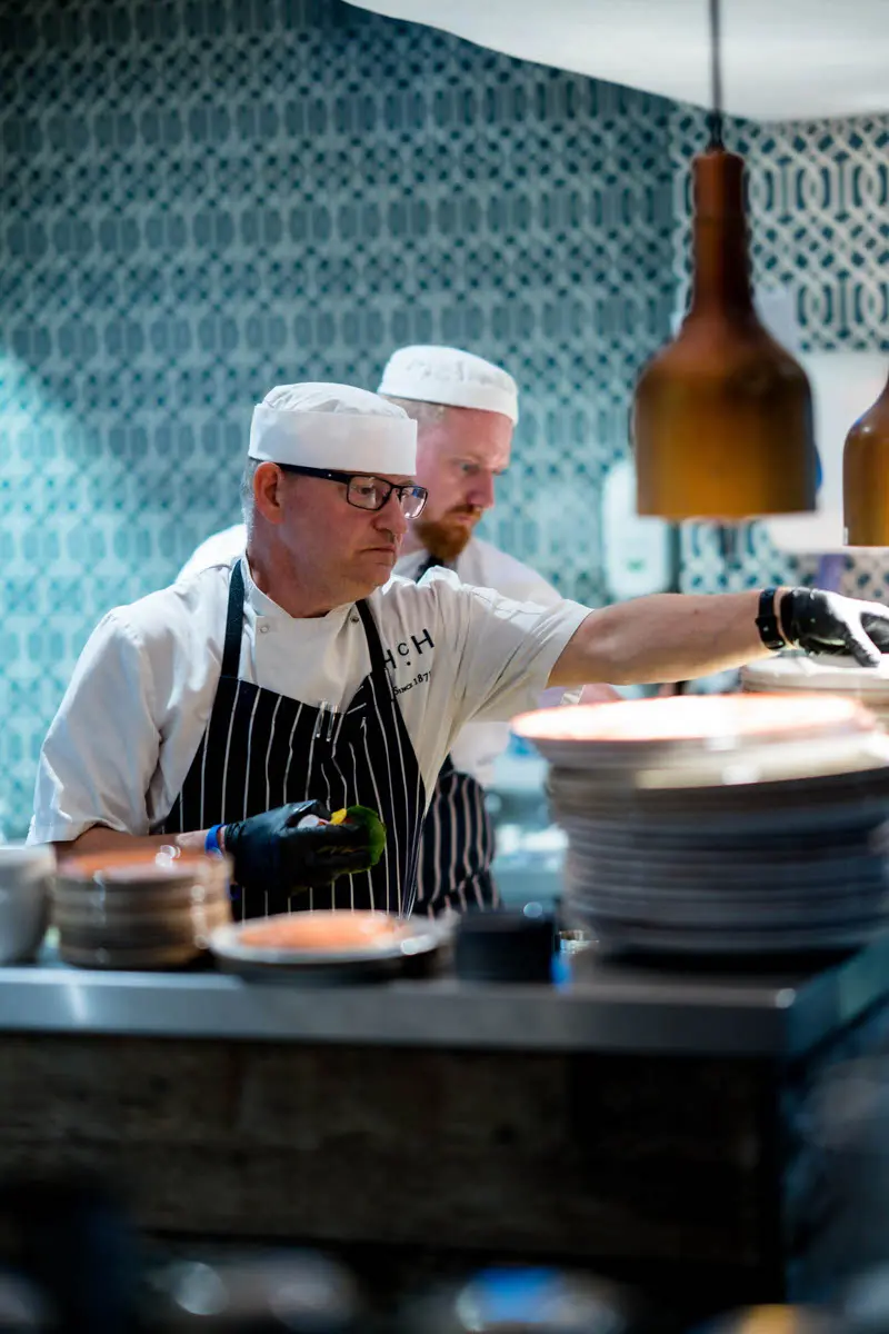 An image of chefs at Hoar Cross Hall
