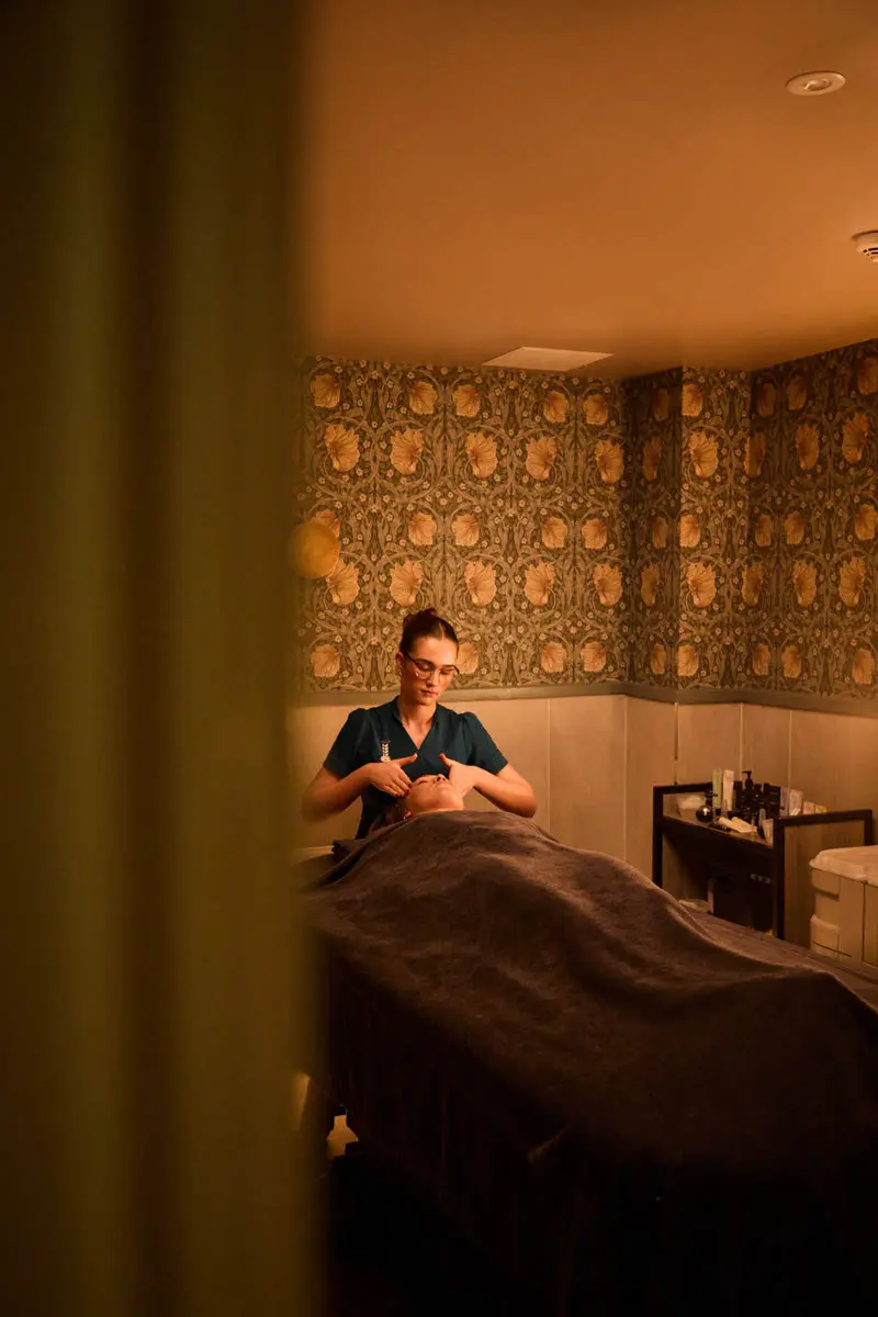 An image of a spa treatment at Hoar Cross Hall