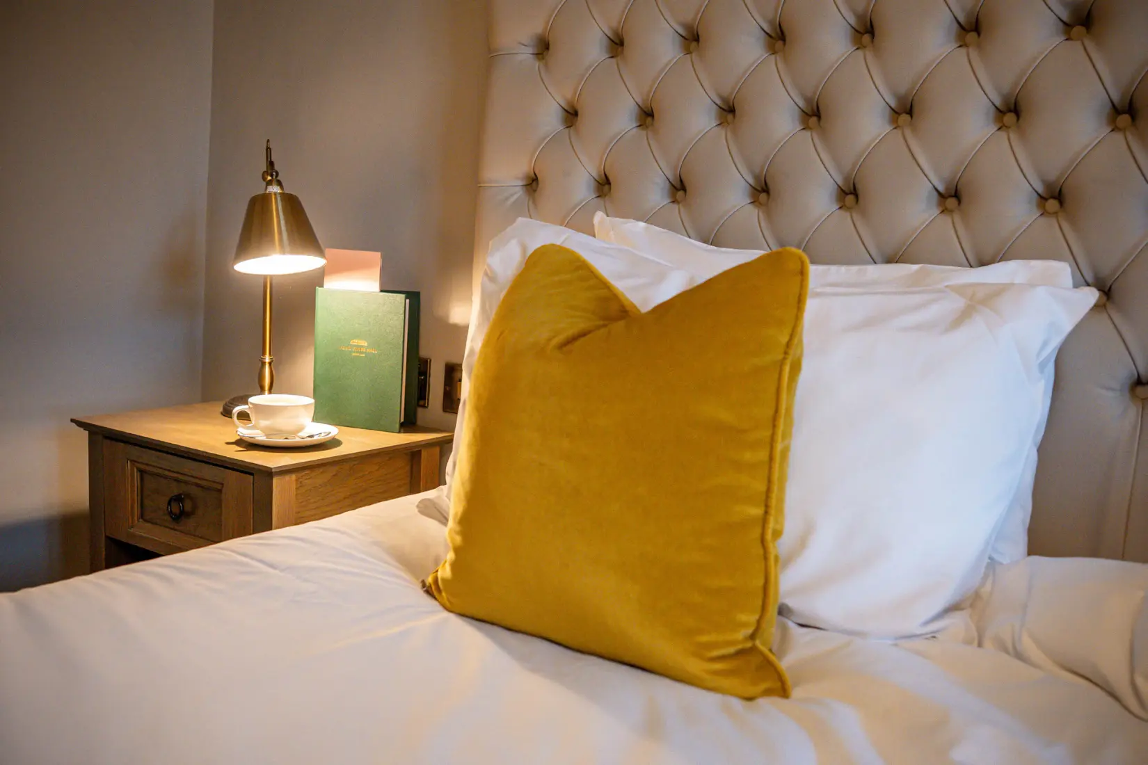 An image of one of the rooms at Hoar Cross Hall