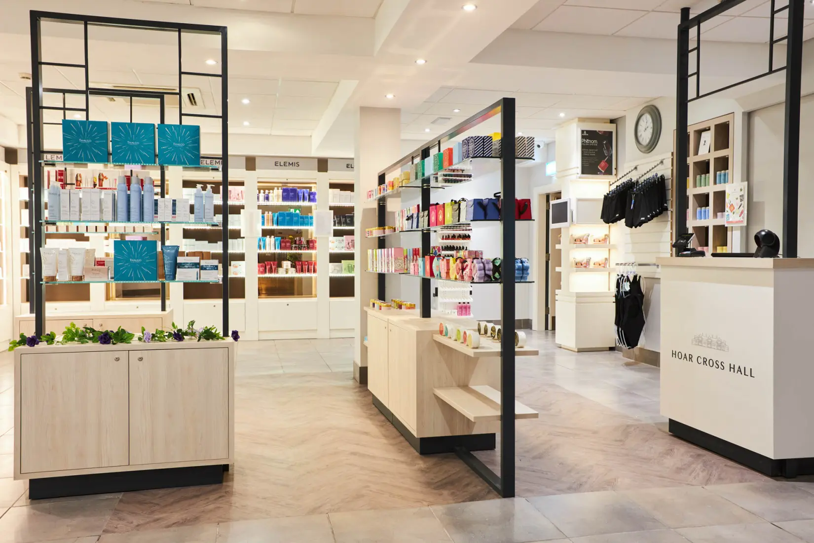 An image of the spa shop at Hoar Cross Hall