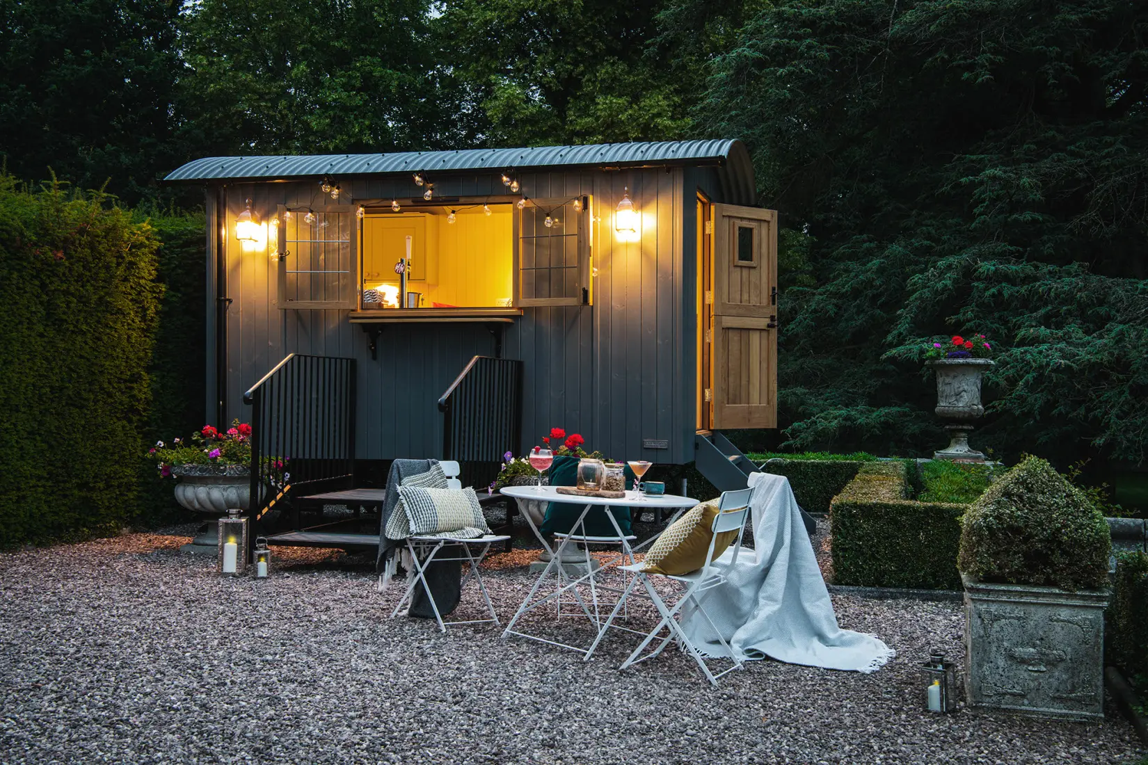 An image of the Shepards hut at Hoar Cross Hall