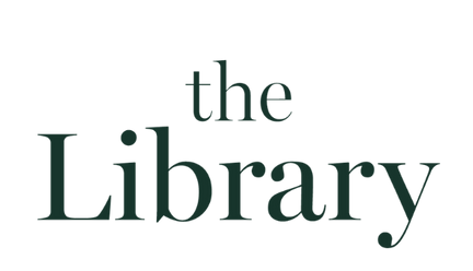 The library restaurant logo