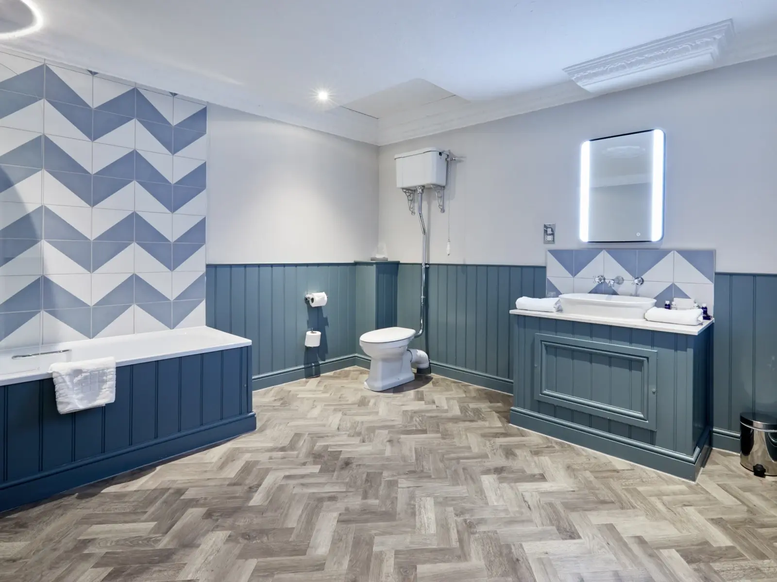 Luxury Bathroom at Hoar Cross Hall