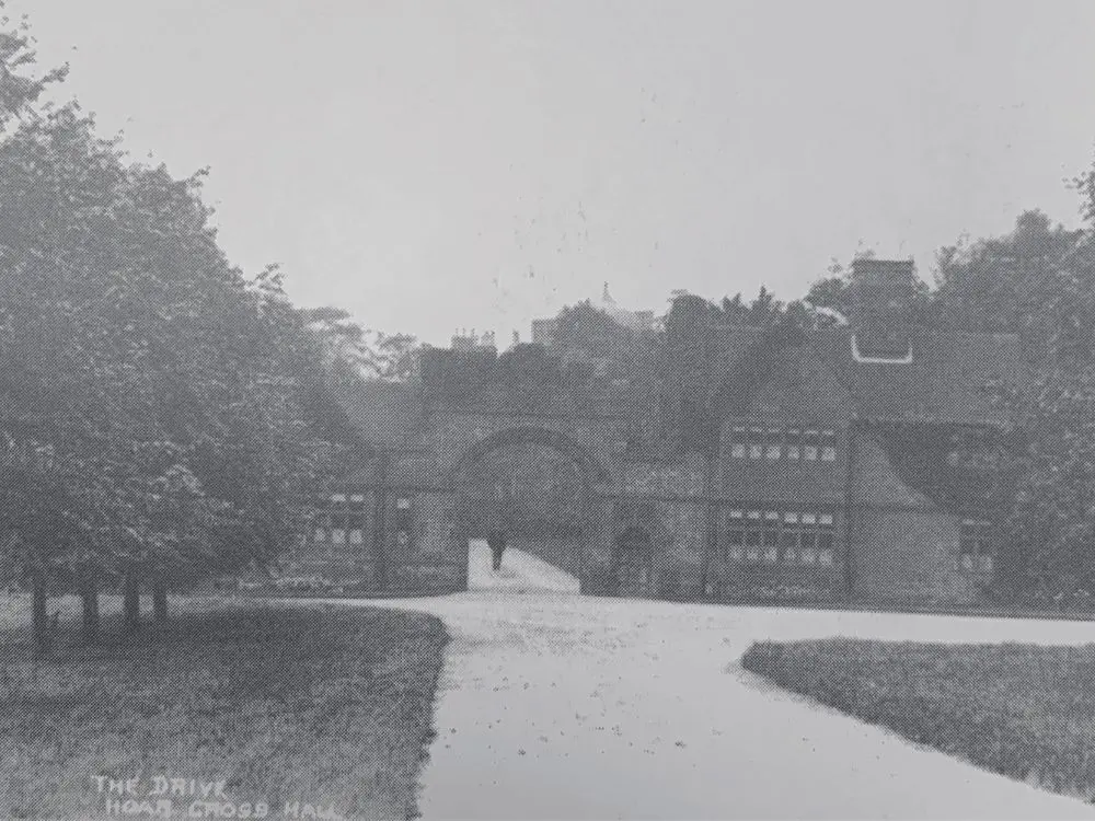 History-the drive and grounds-hoar cross hall