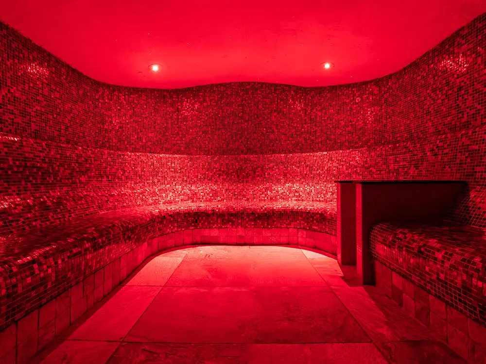 Rose Infused Steam Room