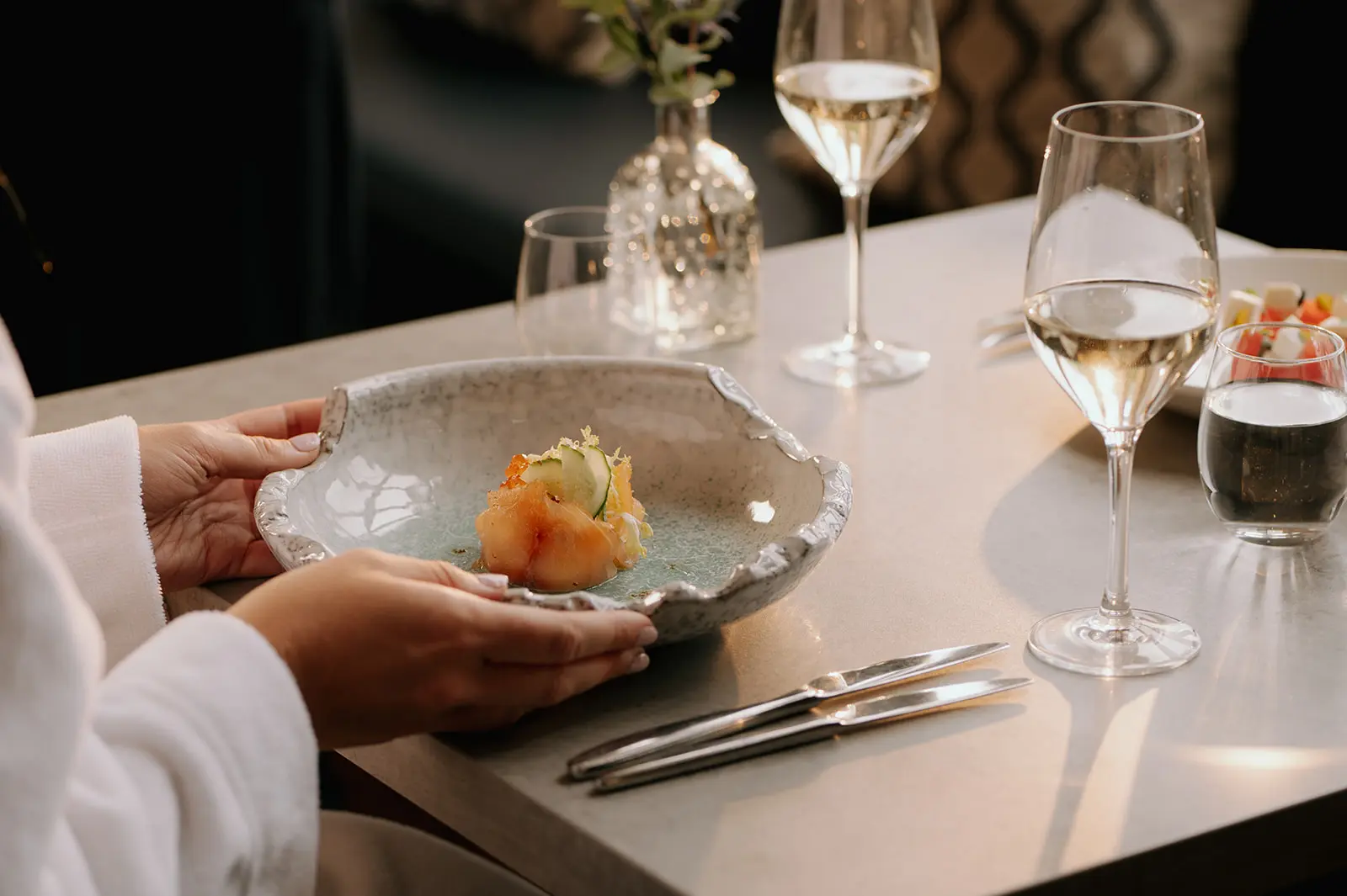 New Spa Menu Ballroom Meal Starter Dish 2