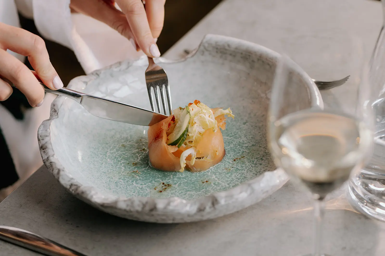 New Spa Menu Ballroom Meal Starter Dish 6
